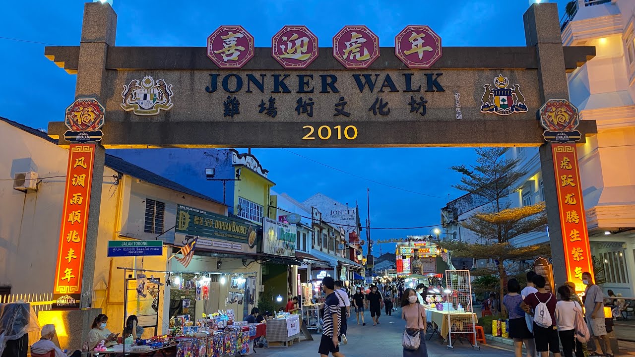 Jonker Walk Jalan Warisan Budaya di Melaka