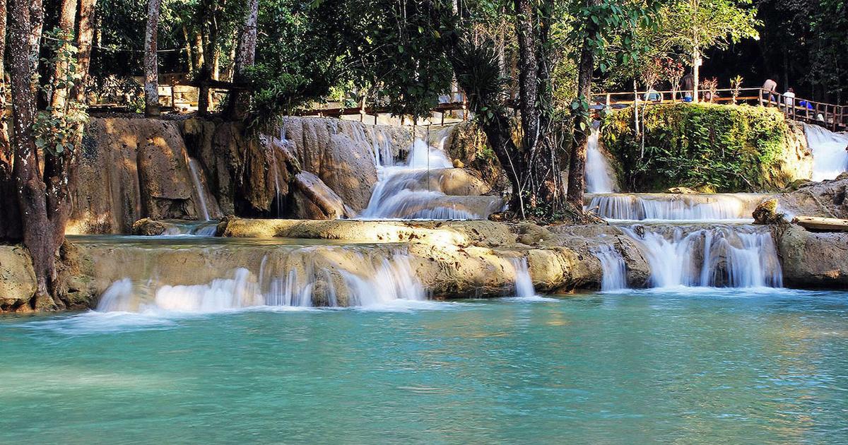 Tad Sae Waterfall