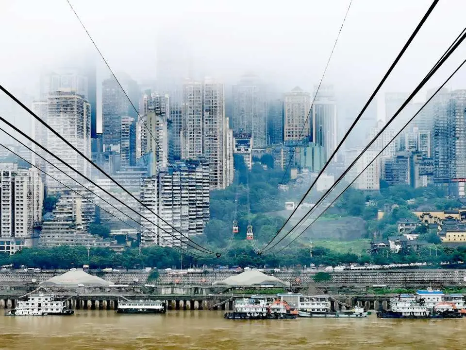 Yangtze River Cableway, Menyusuri Langit Chongqing dari Ketinggian