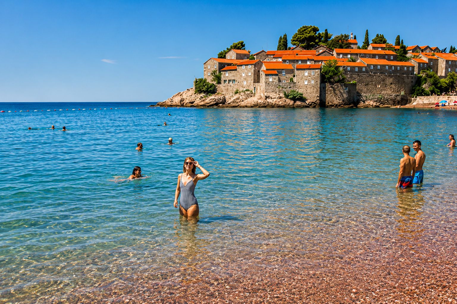 Sveti Stefan: Pulau Mewah Montenegro dengan Panorama Laut Adriatik Sveti Stefan: Pulau Mewah Montenegro dengan Panorama Laut Adriatik